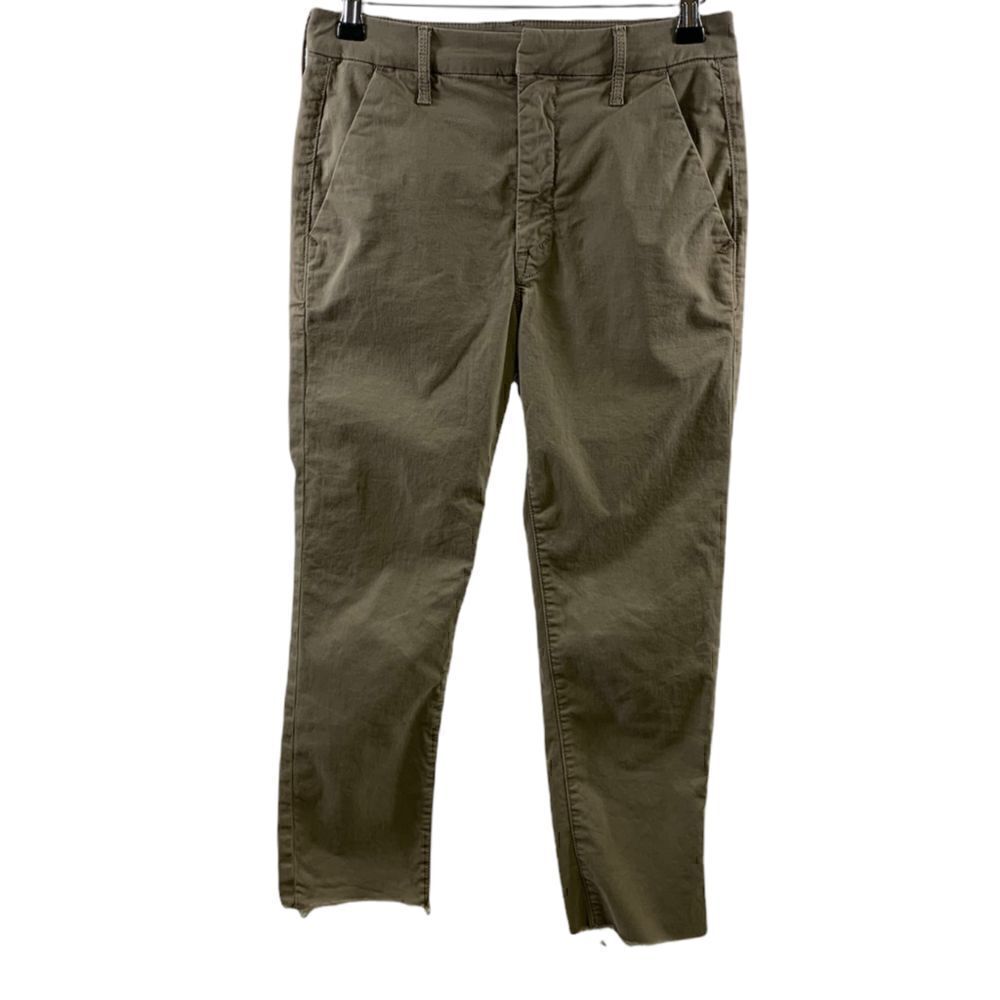 Mother The Shaker Prep Fray Killing Time Khaki Stone Pants Size 24